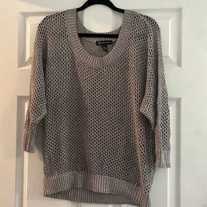 INC open weave sweater